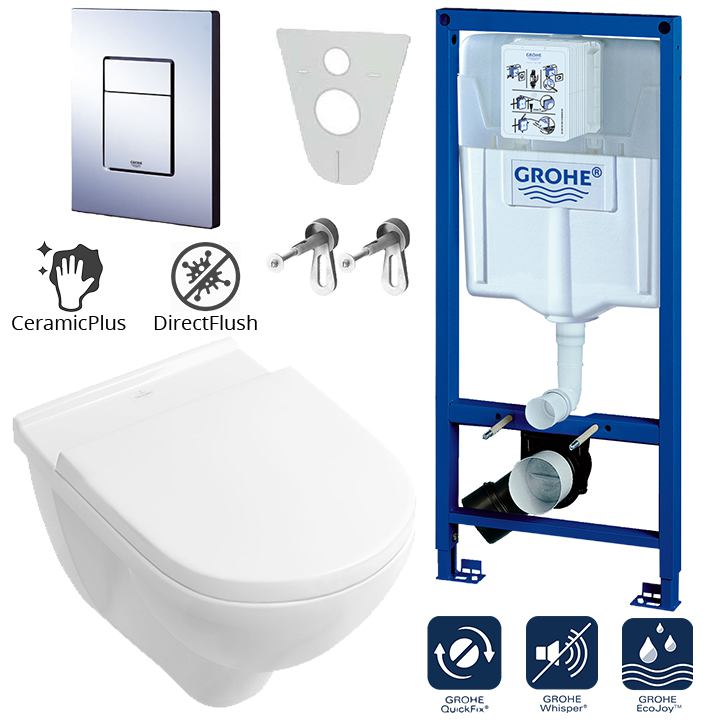 wc O.novo DirectFlush C+ , nádržka Grohe 38528